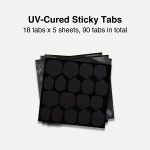 UV-cured sticky tabs for press-on nails, 90 pieces